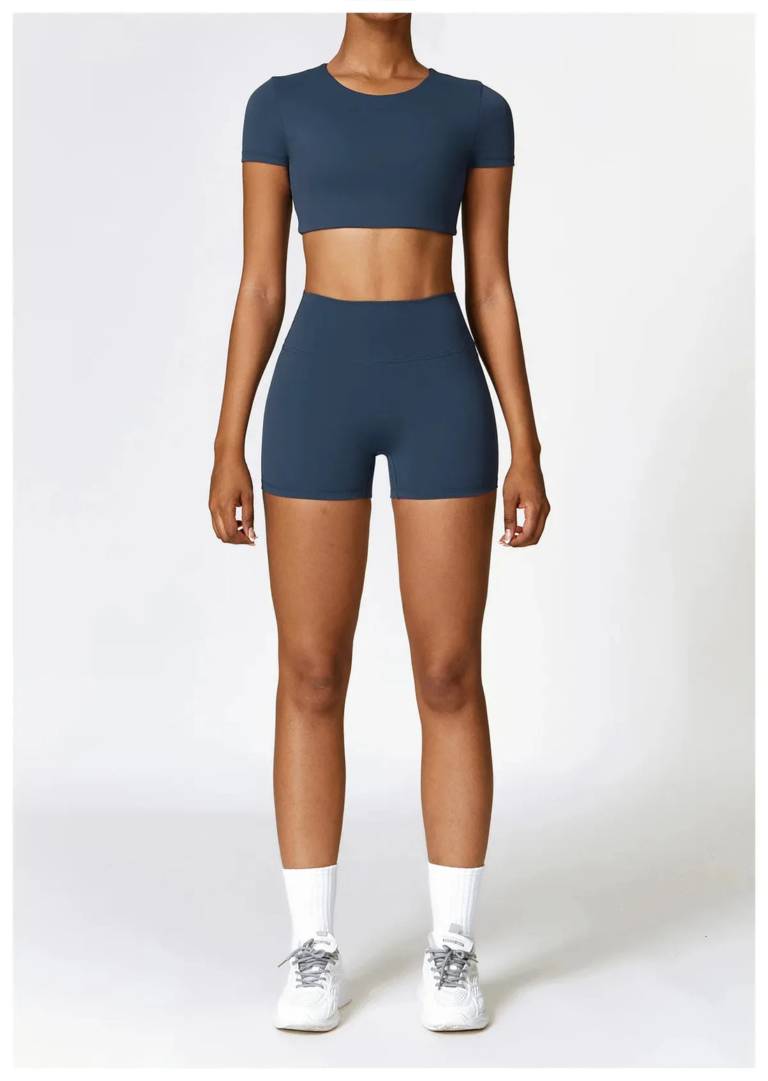 Short de Entrenamiento Femenino – Azul Marino