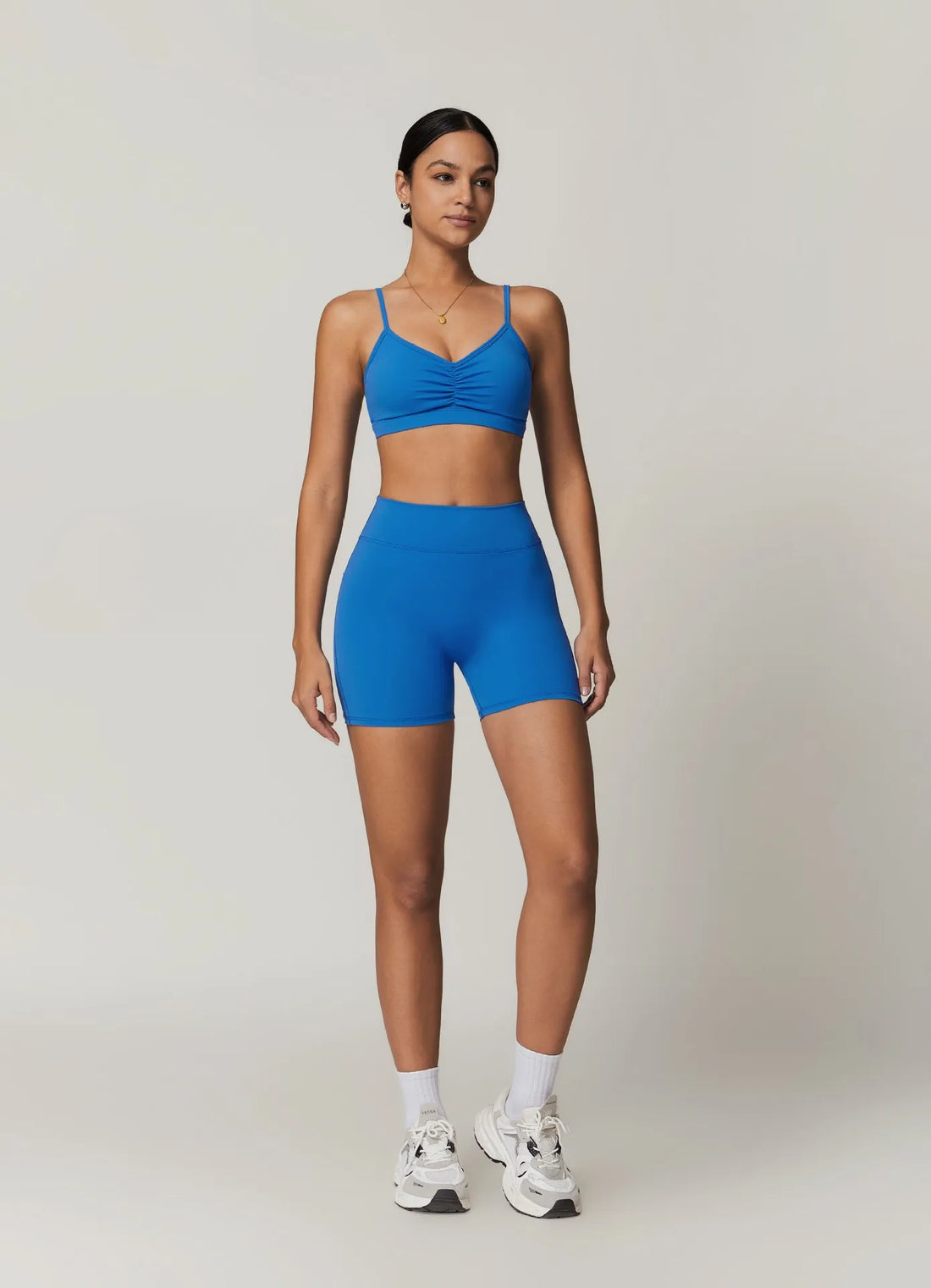 Short Fitness con Bolsillos - Azul