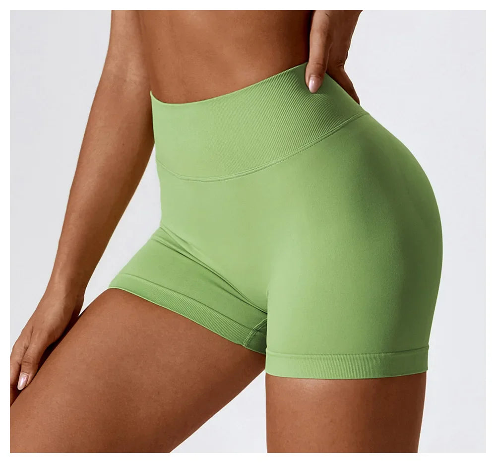 Short Fitness Sin Costuras - Verde