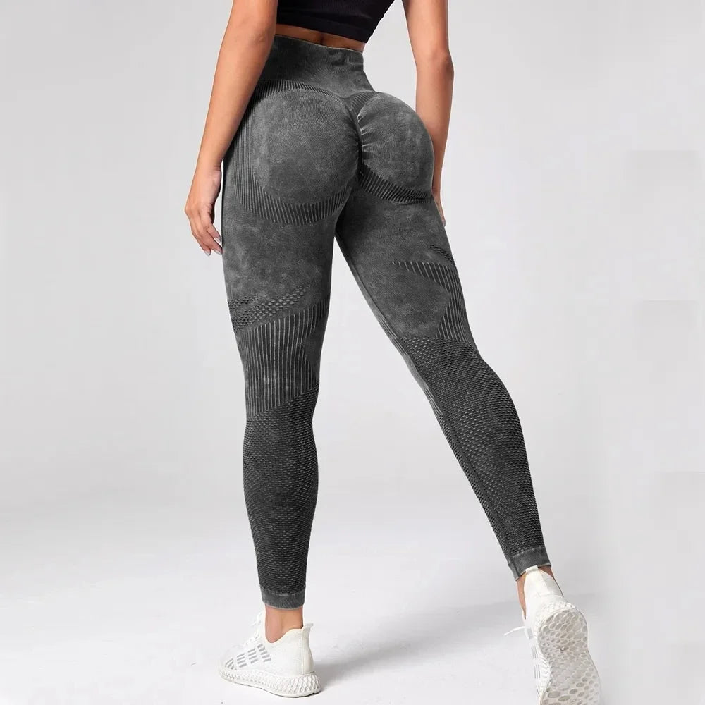 Calza Legging Femenina de Alta Elasticidad - Gris