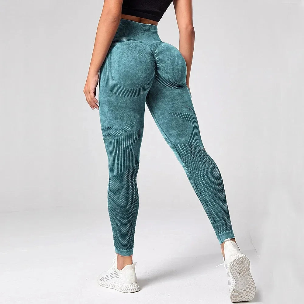 Calza Legging Femenina de Alta Elasticidad - Verde