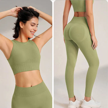 Conjunto Fitness Femenino - Verde