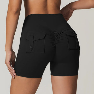 Short Fitness con Bolsillos - Negro